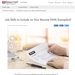 Skills for a Resume Employers Will Actually Read (With Examples!)