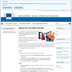 Agenda for new skills and jobs - Employment, Social Affairs & Inclusion
