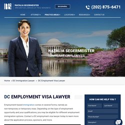 DC Employment Visa Lawyer