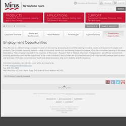 Employment Opportunities