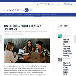 Youth Employment Strategy Programs