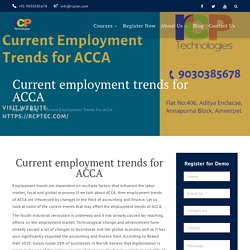 Current Employment Trends For ACCA - RCP Technologies