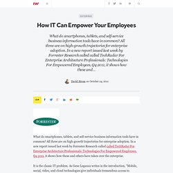 How IT Can Empower Your Employees
