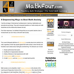 8 Empowering Ways to Beat Math Anxiety
