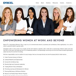 Women Empowerment, Empowering Women at Work & Beyond - Emxcel