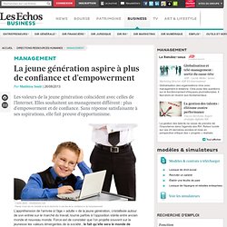 Empowerment, les jeunes générations aspirent à plus de confiance