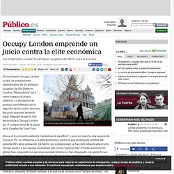 Occupy London emprende un juicio contra la élite económica