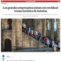 Los grandes empresarios miran con envidia el verano turístico de Asturias