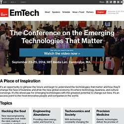 EmTech 2014