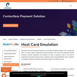 Host Card Emulation Solution, Contactless Payment Solutions