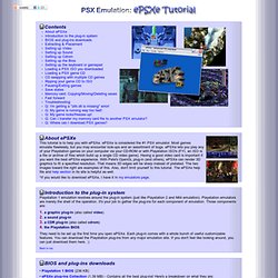 VG Emulation for Newbies > ePSXe Tutorial