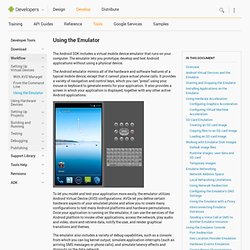 Using the Android Emulator
