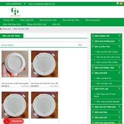 Đèn led âm trần giá rẻ hà nội