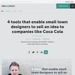 4 tools that enable small town designers to sell an idea to companies like Coca Cola