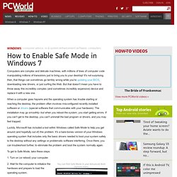 How to Enable Safe Mode in Windows 7