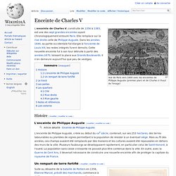 Enceinte de Charles V