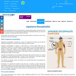 Japanese Encephalitis Vaccine by TravelDoc™