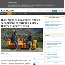 Risto Mejide : 'El conflicto catalán se soluciona encerrando a Mas y Rajoy en Supervivientes'