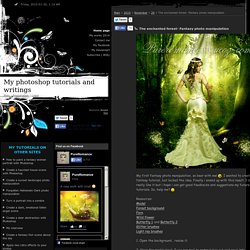 The enchanted forest- Fantasy photo manipulation - 26 November 2010 - Photoshop tutorials, free design resources, writing