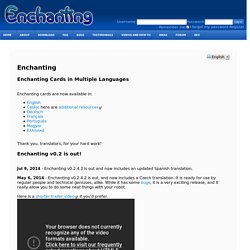 Enchanting : Enchanting : Enchanting