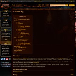 Enchanting - Official Neverwinter Wiki