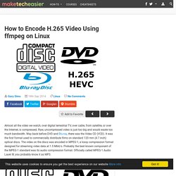 How to Encode H.265 Video Using ffmpeg on Linux