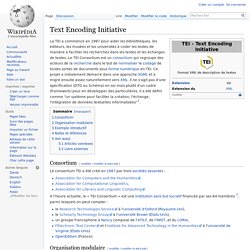 Text Encoding Initiative