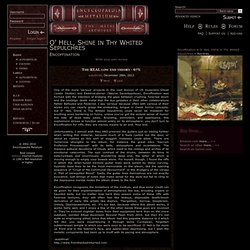 Encoffination - O' Hell, Shine in Thy Whited Sepulchres - Reviews