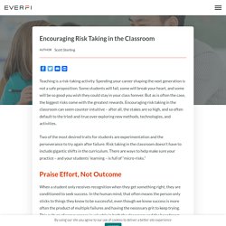 TEXT - Encouraging Risk Taking in the Classroom (5 mins)