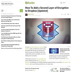 How To Add a Second Layer of Encryption to Dropbox [Updated]