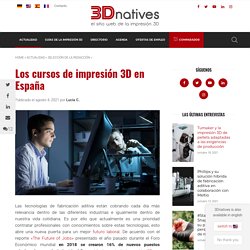 Encuentra los mejores cursos de impresión 3D en España