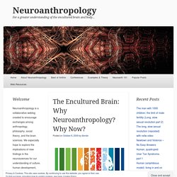 The Encultured Brain: Why Neuroanthropology? Why Now?