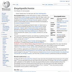 Encyclopædia Iranica