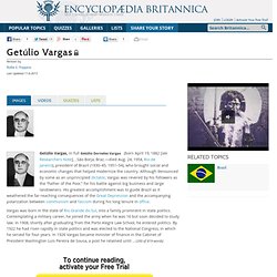 Getulio Vargas (president of Brazil
