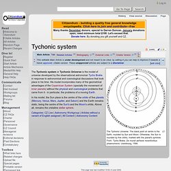 Tychonic system