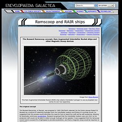Orion's Arm - Encyclopedia Galactica - Ramscoop and RAIR ships