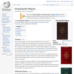 Encyclopedia Magica