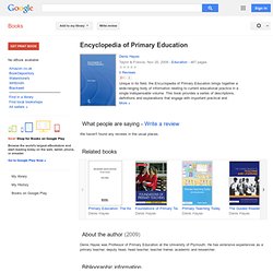 Encyclopedia of Primary Education - Denis Hayes