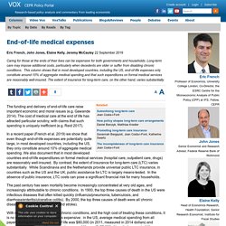 End-of-life medical expenses