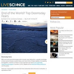End of the World? Top Doomsday Fears