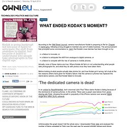 What Ended Kodak’s Moment?