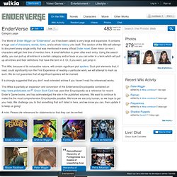 EnderVerse - Orson Scott Card Wiki