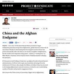 China and the Afghan Endgame - Zhu Feng