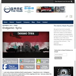 Endgame: Syria - Game The News