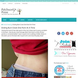 Ending Bum Crack One Pant At A Time -