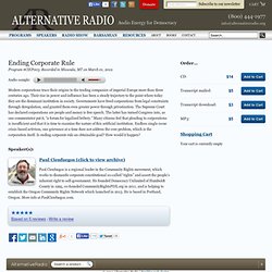 Alternative Radio — Ending Corporate Rule