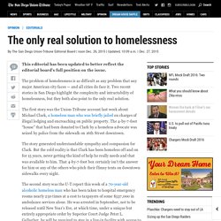 Ending homelessness