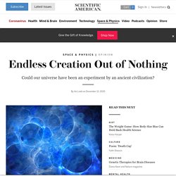 Endless Creation Out of Nothing
