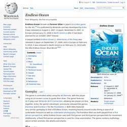 Endless Ocean - Wikipedia