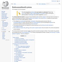 Endocannabinoid system